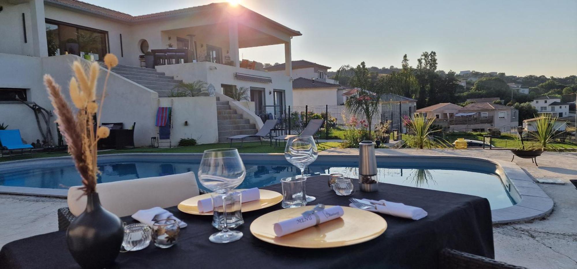 Villa Bistinetti Rez De Villa Tout Confort Avec Piscine Penta di Casinca Экстерьер фото
